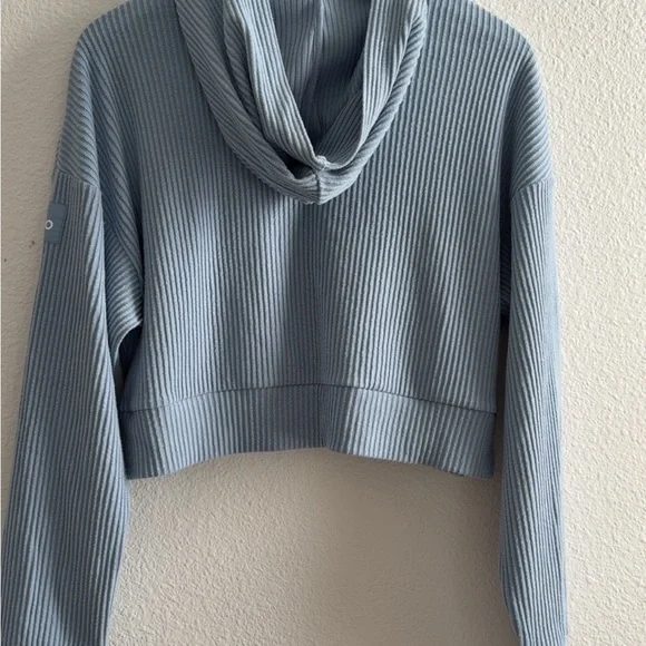 NWT ALO Yoga Muse Hoodie Celestial blue XS - Picture 9 of 10